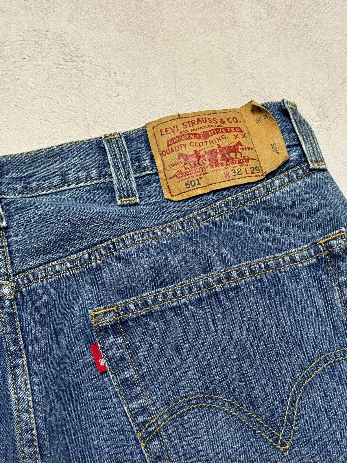 Levi's × Levi's Vintage Clothing Vintage Levis 501 Jeans Denim Pants Baggy 38x29 Y2K 90s Size US 36 / EU 52 - 8 Thumbnail