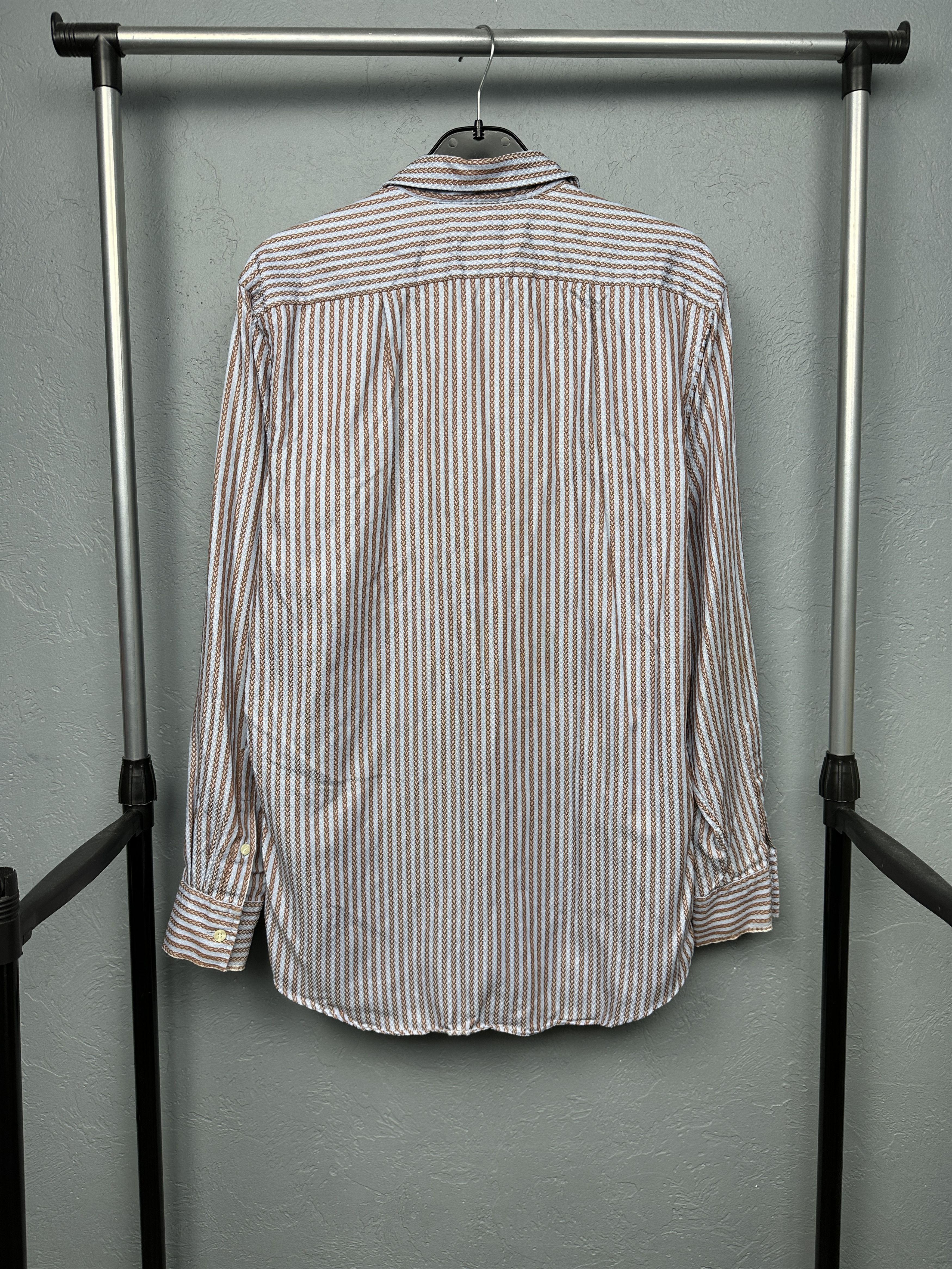 Paul Smith Paul Smith London Mens Long Sleeve Striped Shirt Size US M / EU 48-50 / 2 - 7 Thumbnail