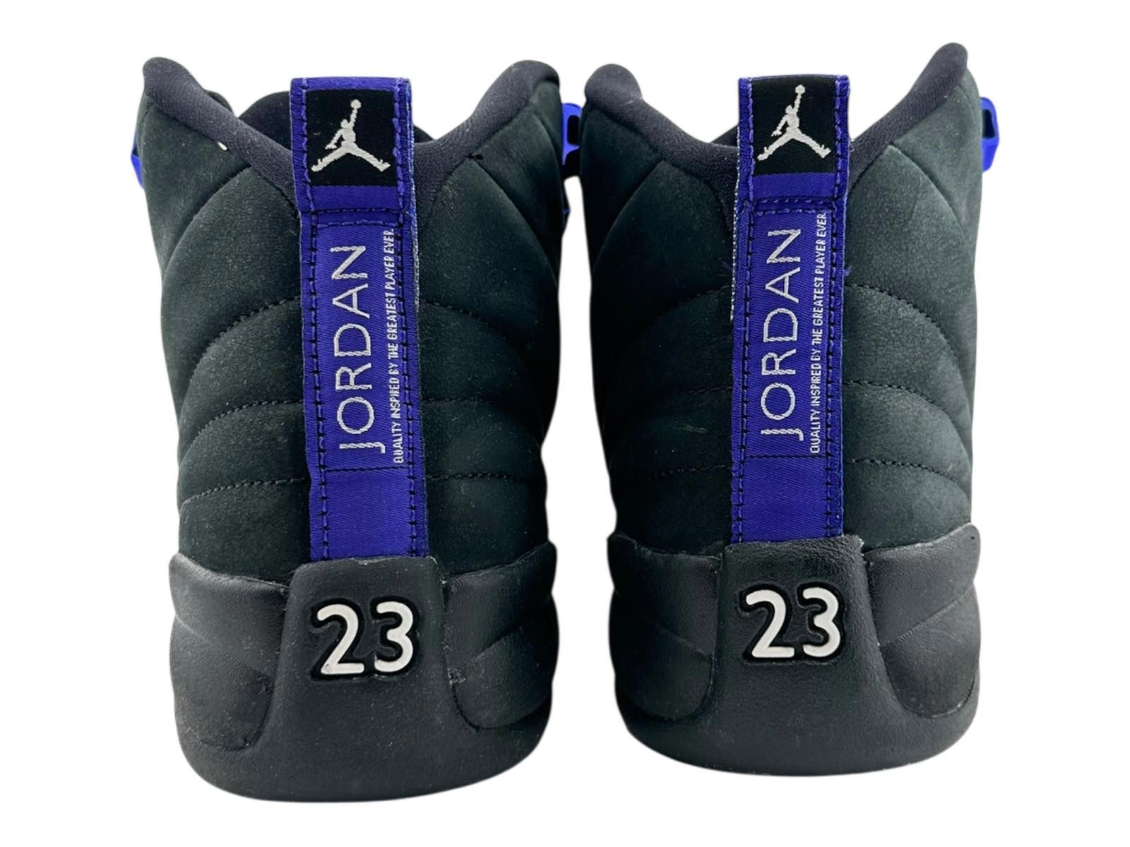 Jordan Brand Air Jordan 12 Black Dark Concord 6Y Used OG Box DH0905-005 Size US 6 / EU 39 - 4 Thumbnail