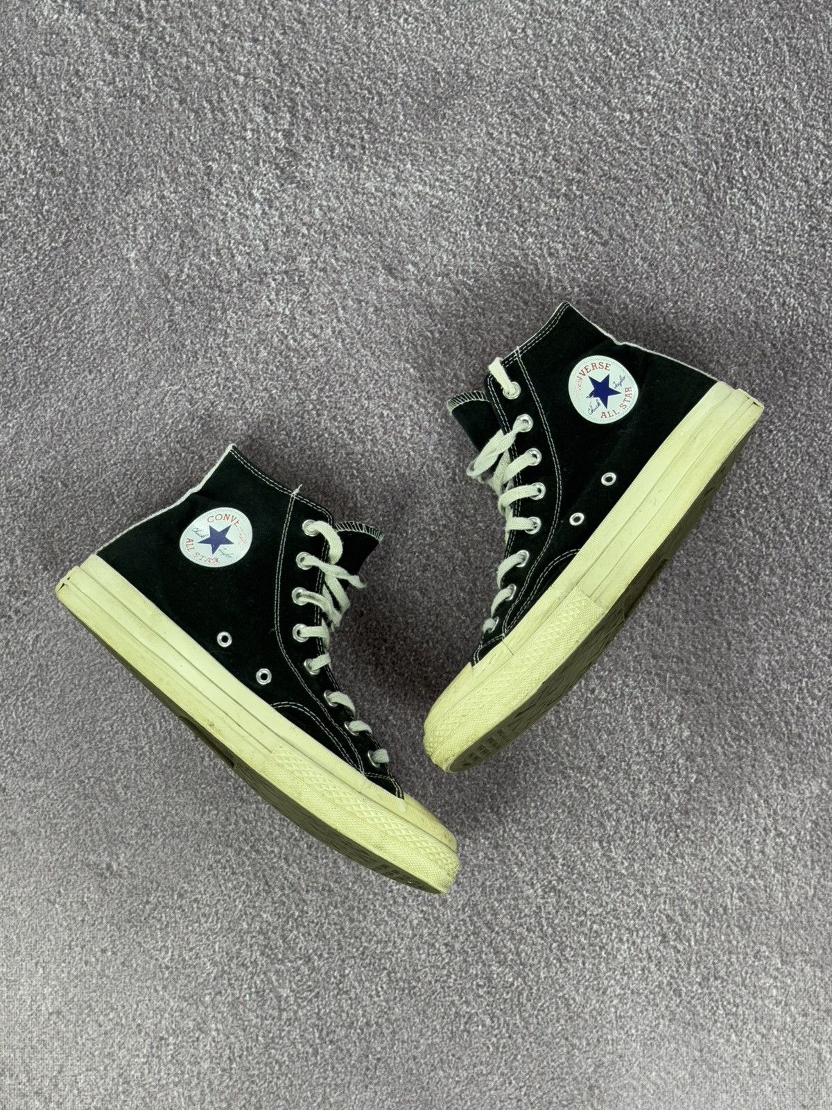 Comme des Garcons PLAY Converse x Play Comme Des Garcons High Top Sneakers Size US 9 / EU 42 - 5 Thumbnail