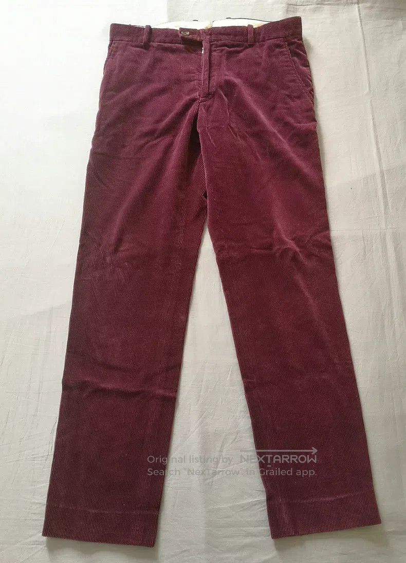 Tom Ford Tom Ford Corduroy casual pants, burgundy, 100% cotton long Size US 36 / EU 52 - 1 Thumbnail