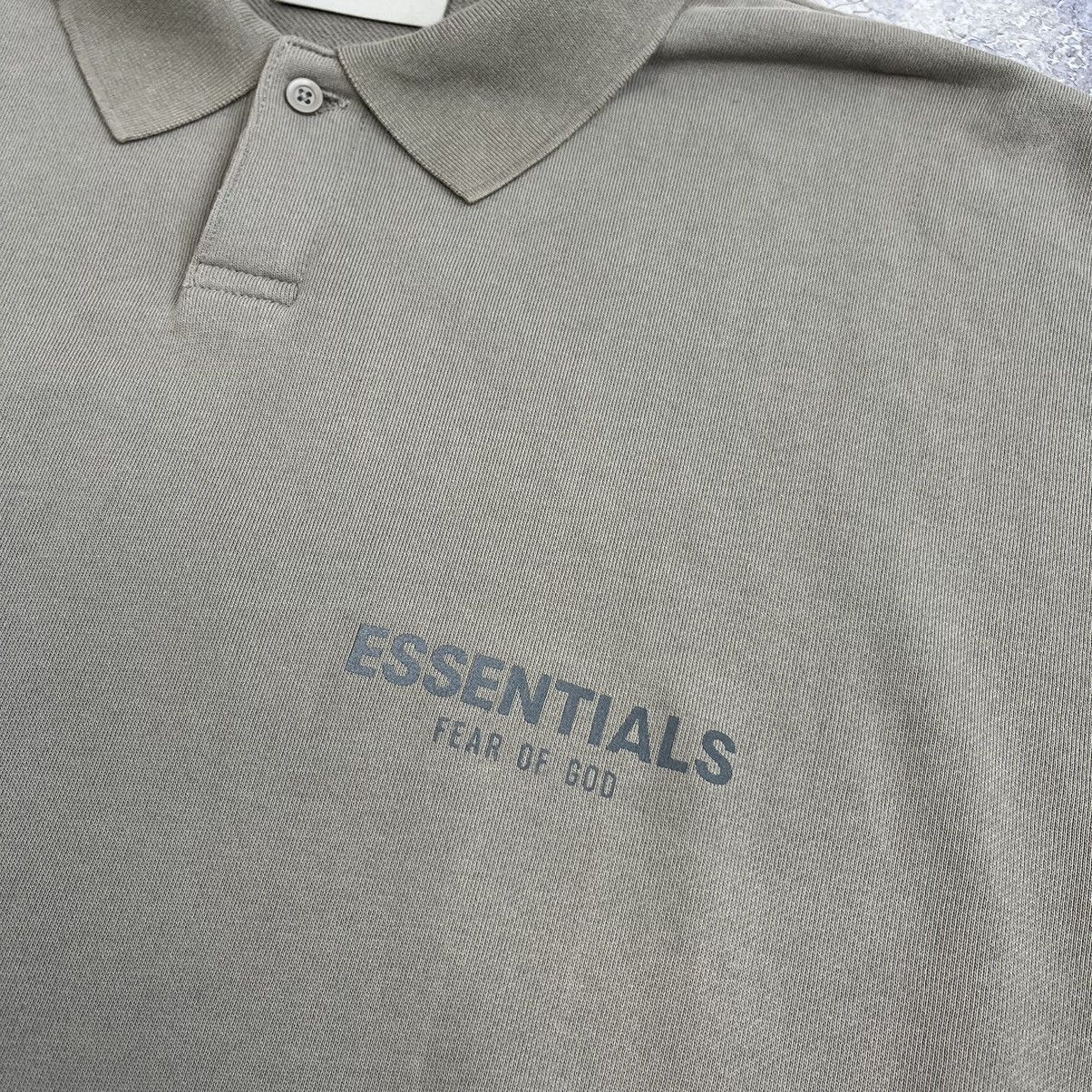 Essentials FEAR OF GOD ESSENTIALS OVERSIZED POLO CREWNECK SWEATSHIRT Size US M / EU 48-50 / 2 - 3 Thumbnail
