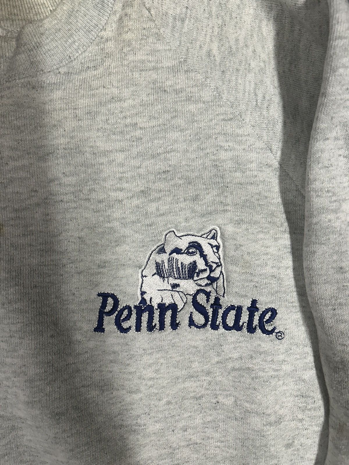 Vintage Crazy Vintage Grey Penn State University Pullover Crewneck Size US M / EU 48-50 / 2 - 2 Thumbnail