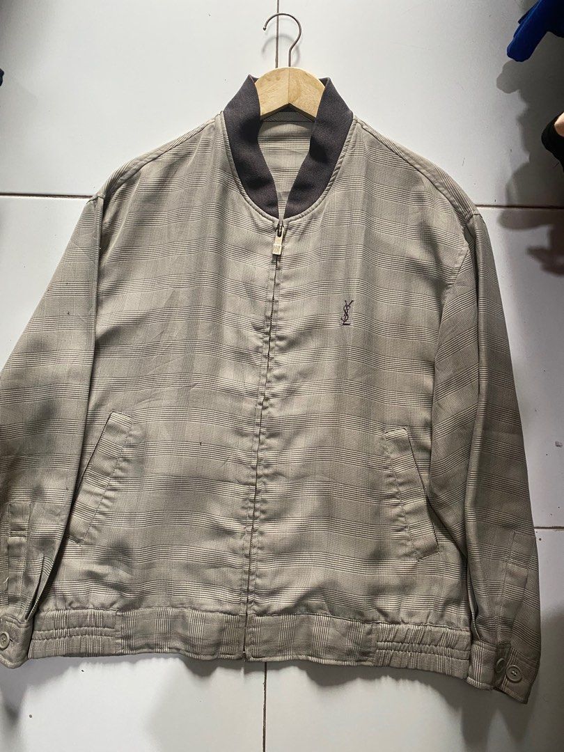 Yves Saint Laurent 🥳plaid🥳YSL casual jacket Size US L / EU 52-54 / 3 - 2 Thumbnail