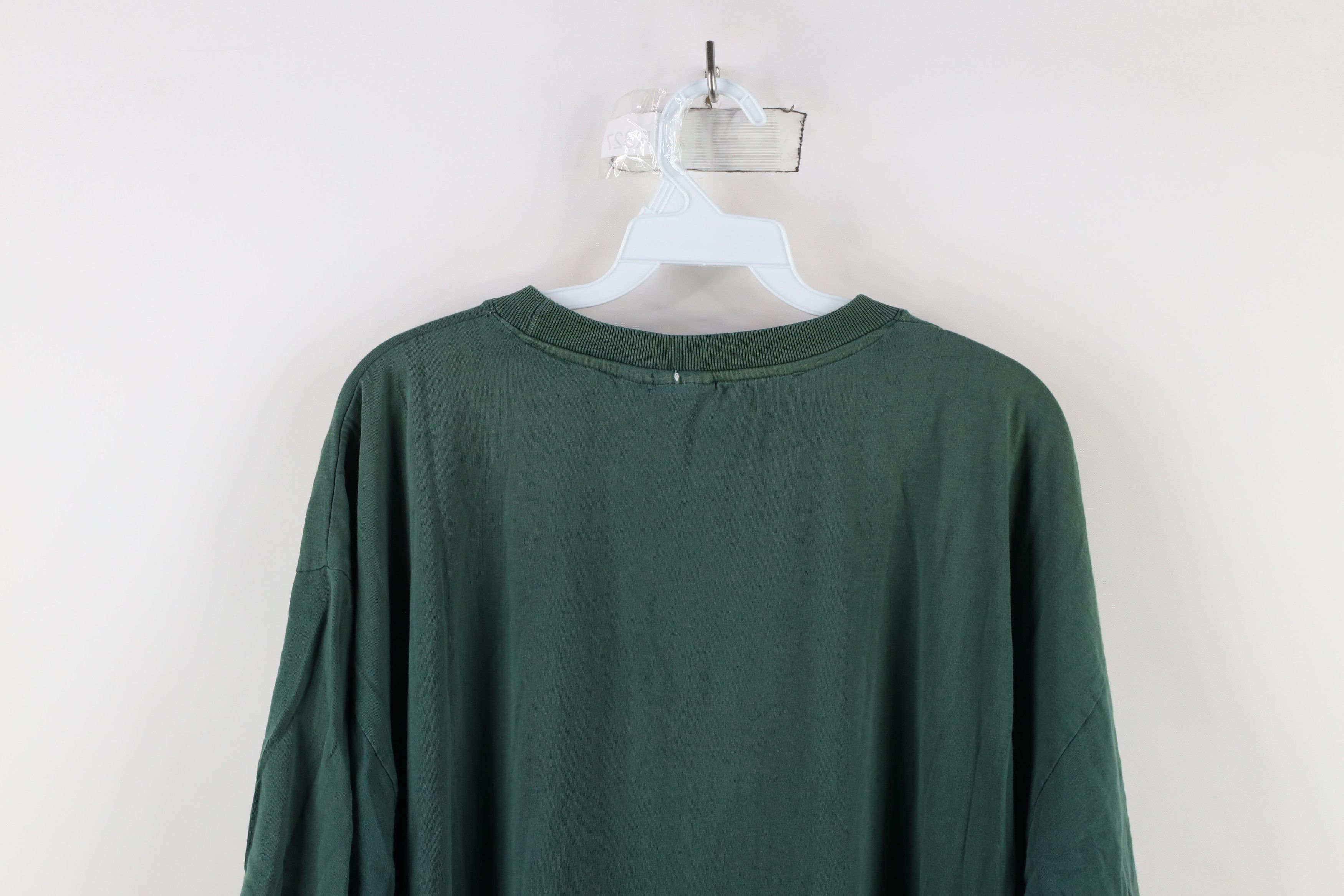 Vintage Vintage 90s Streetwear Spell Out Switzerland T-Shirt Green Size US XXL / EU 58 / 5 - 13 Thumbnail