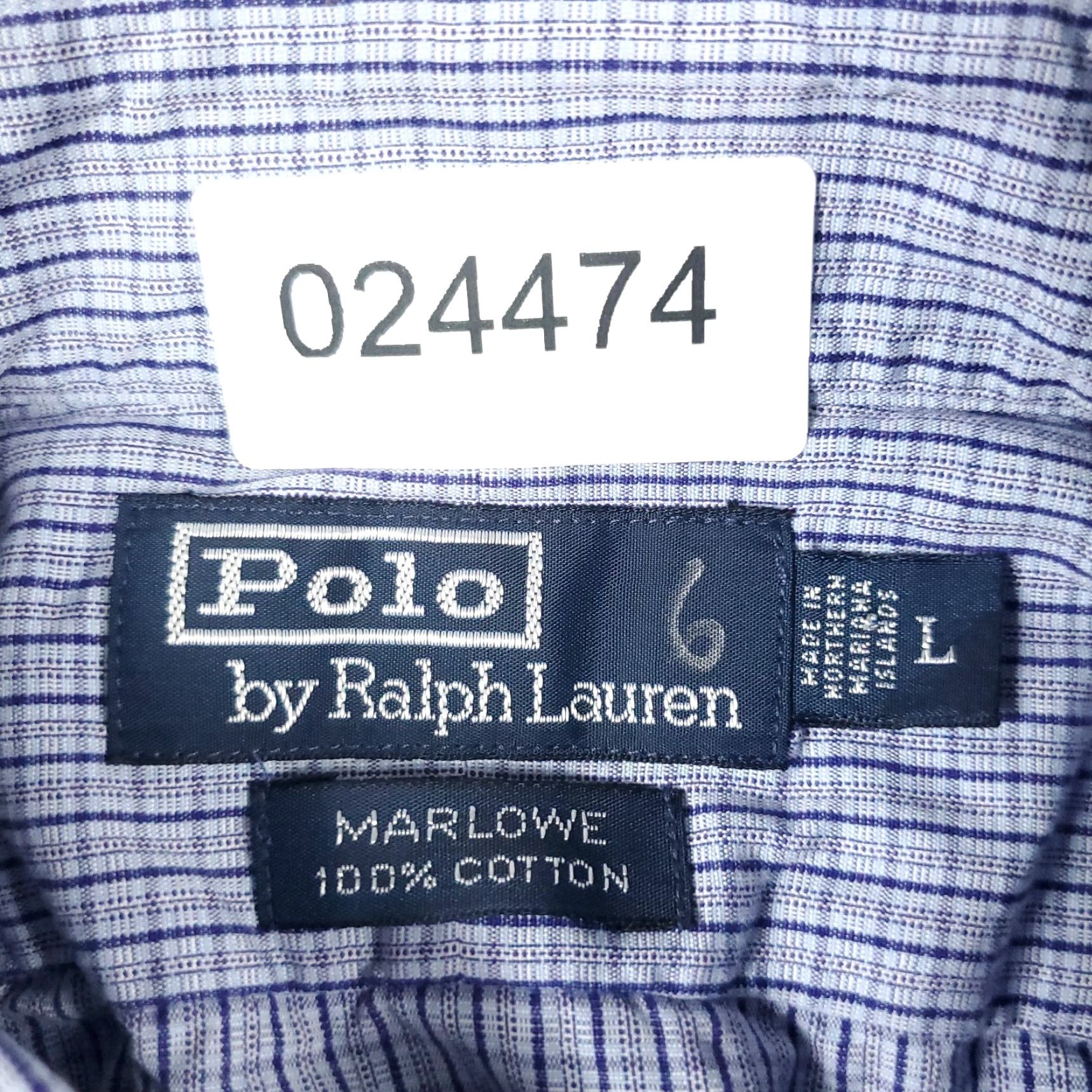 Ralph Lauren Ralph Lauren Shirt Mens Large Blue Plaid Marlowe Button Up Long Sleeve Size US L / EU 52-54 / 3 - 6 Thumbnail