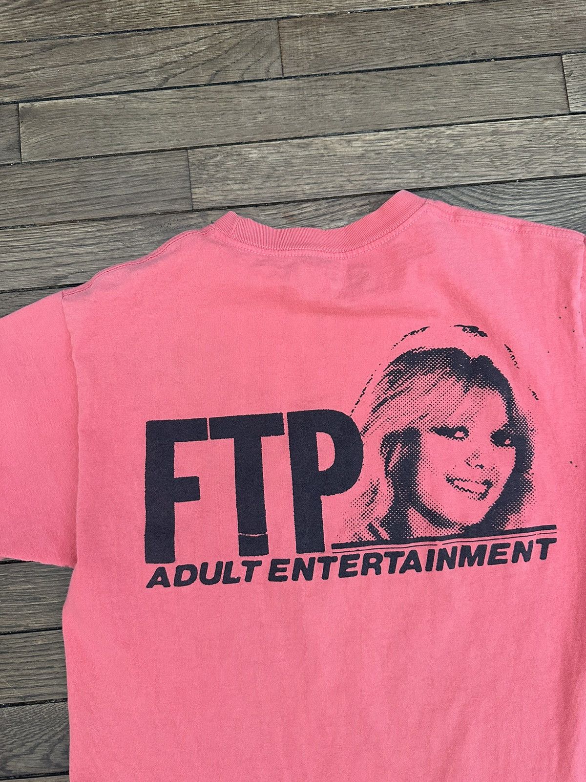 Fuck The Population RARE FTP "Adult Entertainment " Pink Woman Logo OG Tee Size US M / EU 48-50 / 2 - 3 Thumbnail