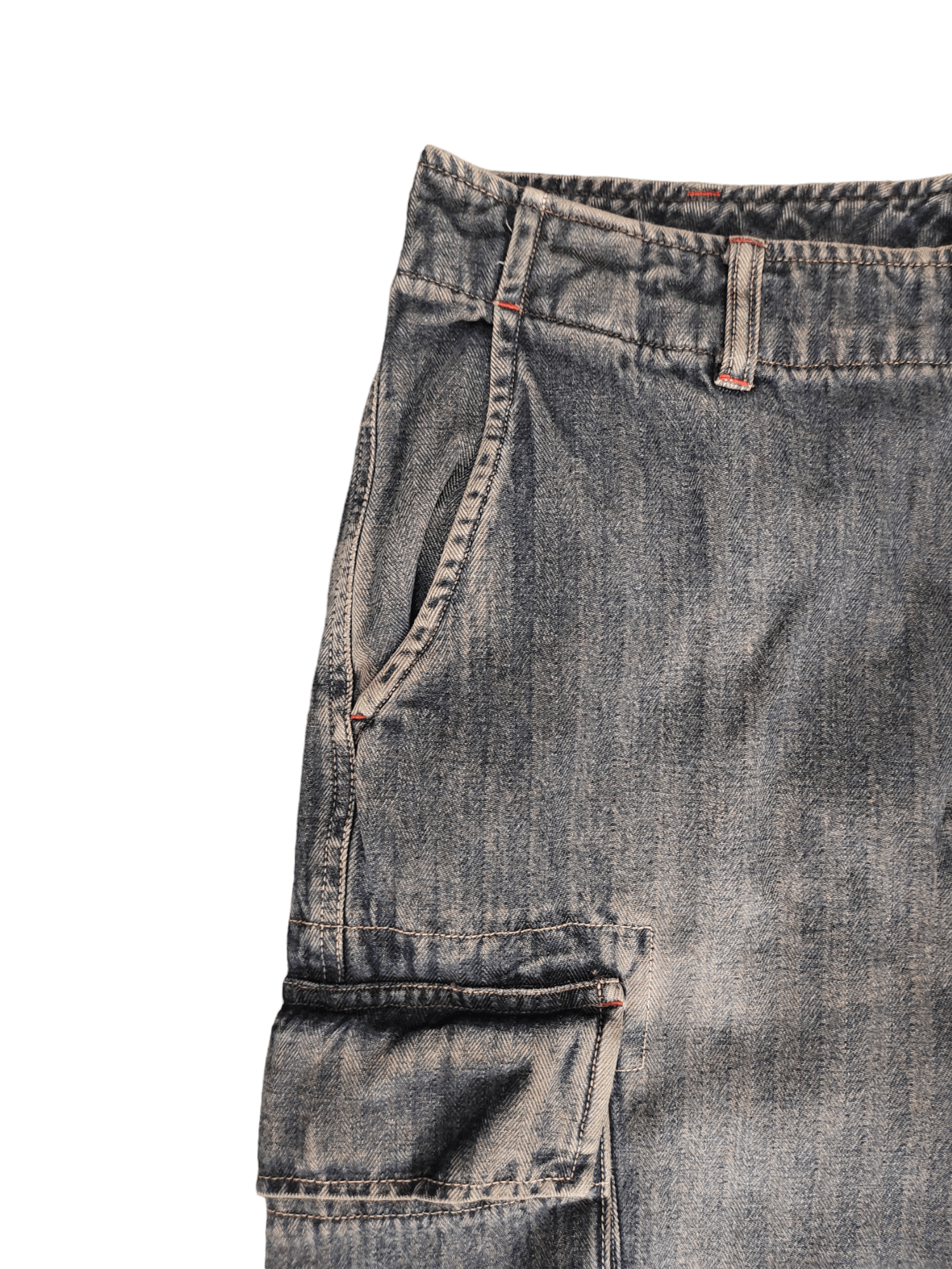 Hysteric Glamour Octopas Army Cargo Hbt Wide Leg Denim Y2k Jnco Baggy Jeans Size US 32 / EU 48 - 5 Thumbnail