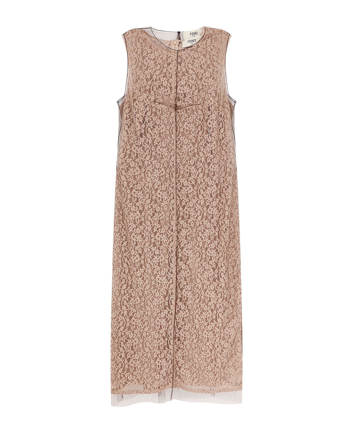 Fendi o1s1wg110326 Dress in Pink Size S / US 4 / IT 40 - 1 Thumbnail