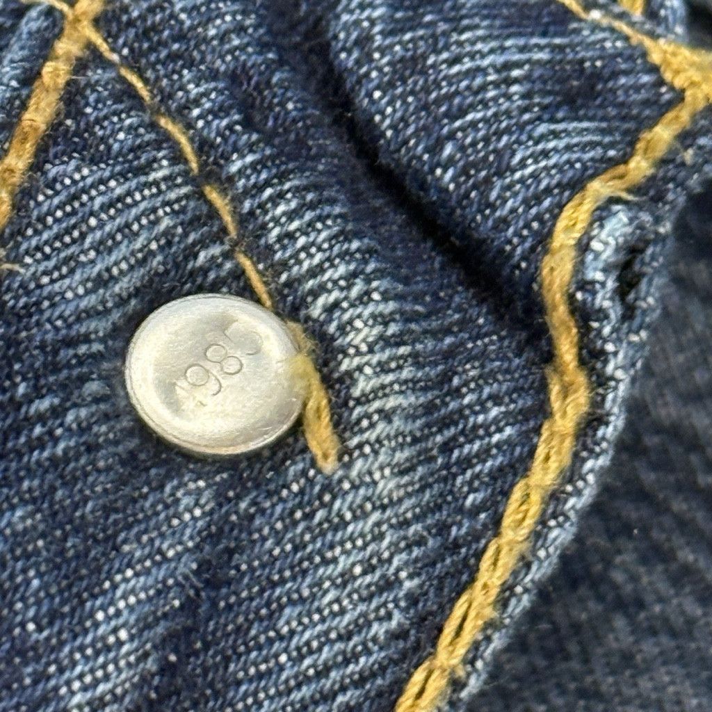 Levi's Levi’s 501 Men’s Jeans W36 L29 Button Fly Blue Straight Size US 36 / EU 52 - 3 Thumbnail