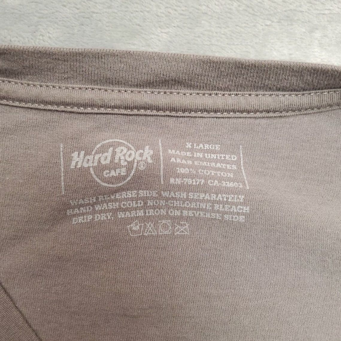 Hard Rock Cafe VINTAGE Hard Rock Cafe Orlando T-Shirt Womens XL V Neck Roses Wings Gray Y2K Size XL / US 12-14 / IT 48-50 - 3 Thumbnail