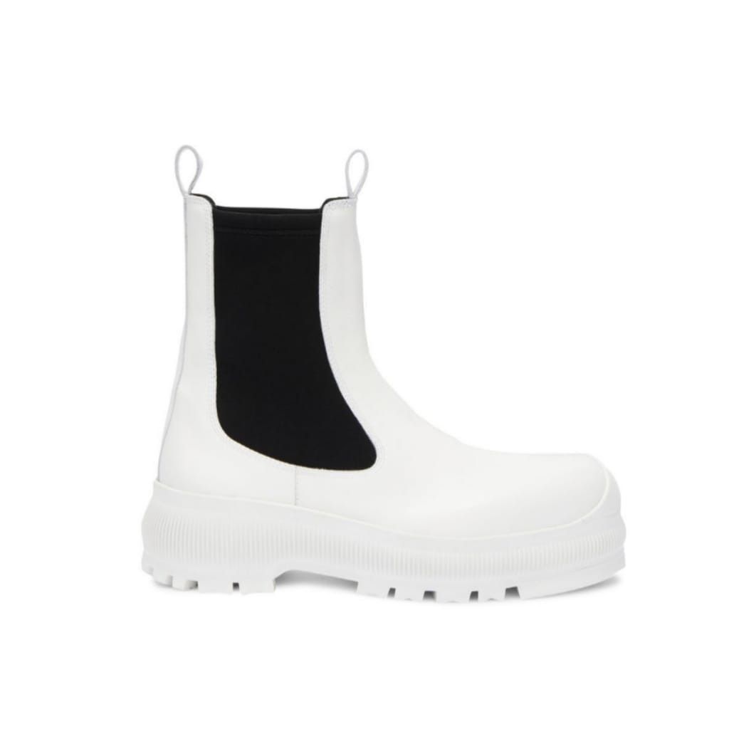 Jil Sander o1y0925 Ankle Boots in White/Black Size US 9 / IT 39 - 1 Thumbnail