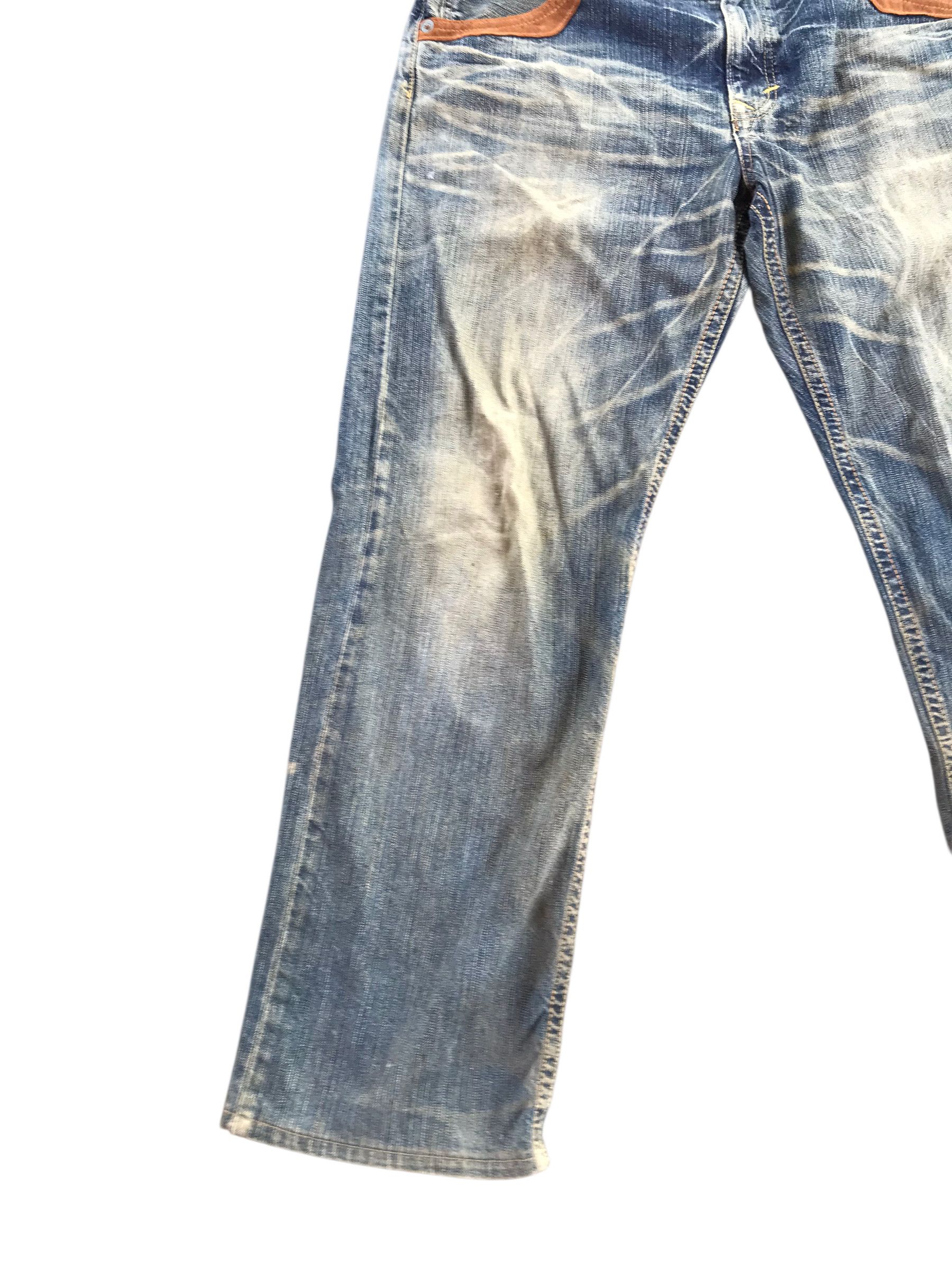 Tornado Mart Vtg 90s Edwin Japan Distressed Denim-Size 35-14th addiction Size US 35 - 13 Thumbnail