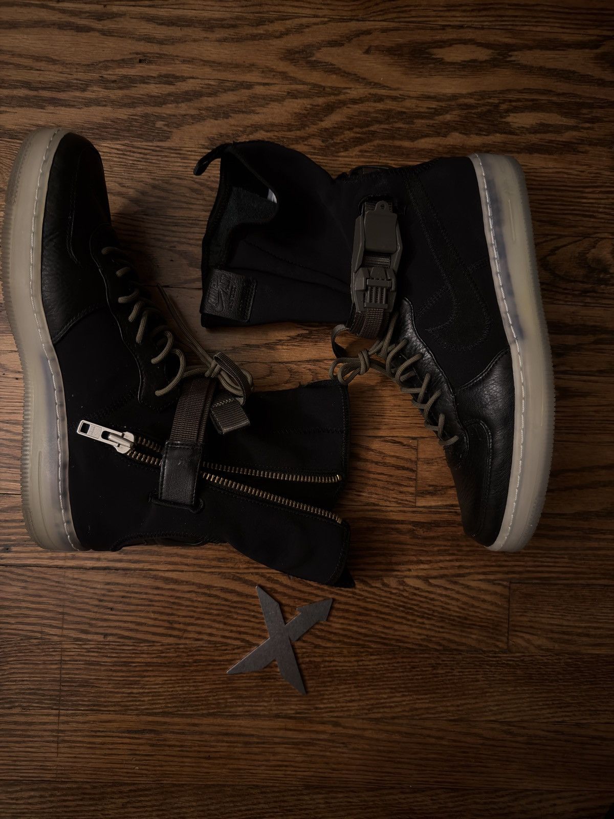 Acronym × Nike Acronym x Nike Black/Olive Downtown AF1 Size US 9 / EU 42 - 5 Thumbnail