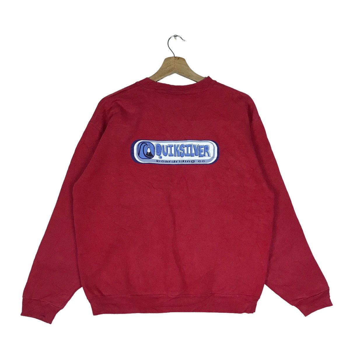 Vintage Quiksilver Mini Logo Spell Out Pullover Jumper
