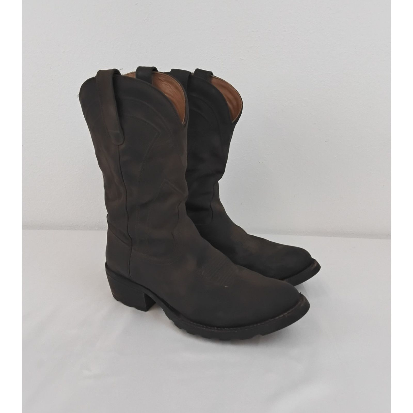 Tecovas Tecovas Ranch Wear Cowboy Boot Men's 13 EE Brown The Bandera Size US 13 / EU 46 - 2 Thumbnail