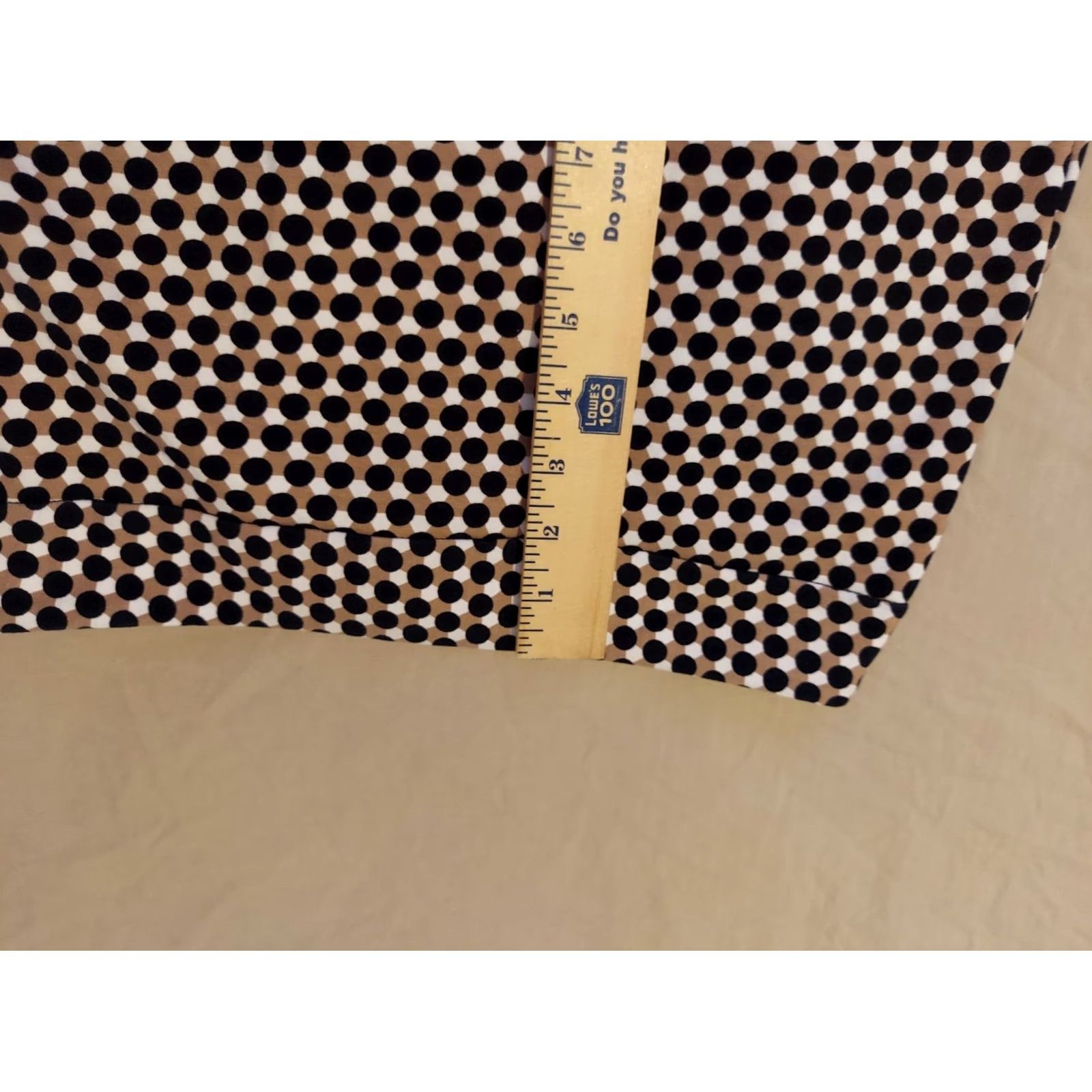 Ann Taylor Womens Ann Taylor Skirt 00P Petite Khaki Cotton Knee Length Lined Pencil Straight Beige Spring Summer Fall Womens Size 24" / US 00 / IT 34 - 6 Thumbnail