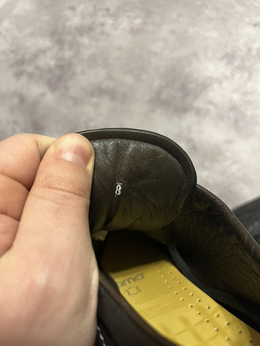Santoni vintage leather sport shoes
