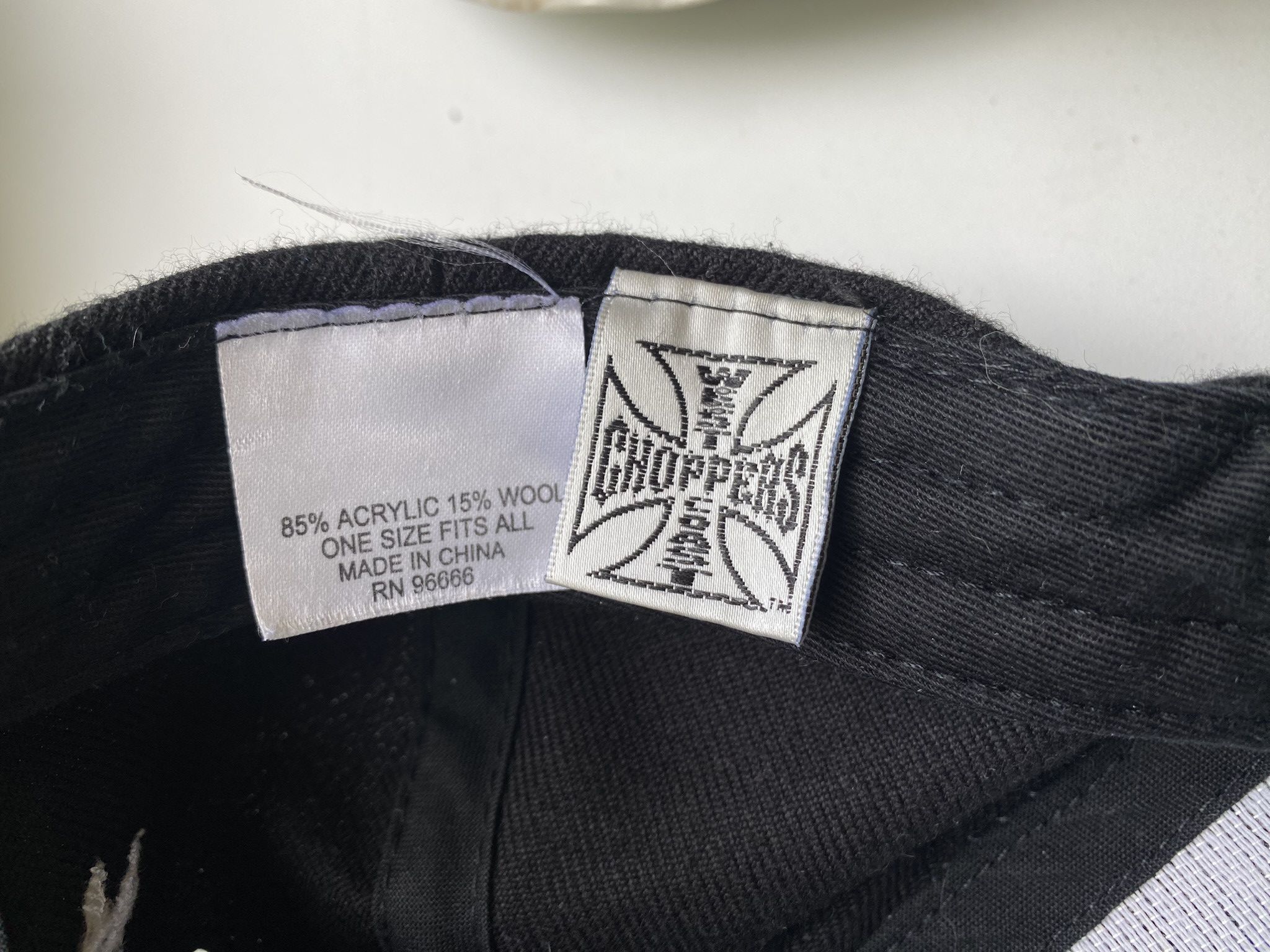 Vintage × West Coast Choppers West Coast Choppers Hat Cap Black Vintage Size ONE SIZE - 4 Thumbnail