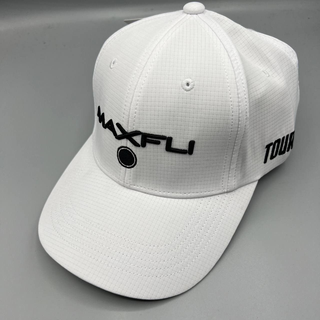 Other Maxfli Tour Golf Hat Men White 3D Logo Snap Back Cap New | Grailed