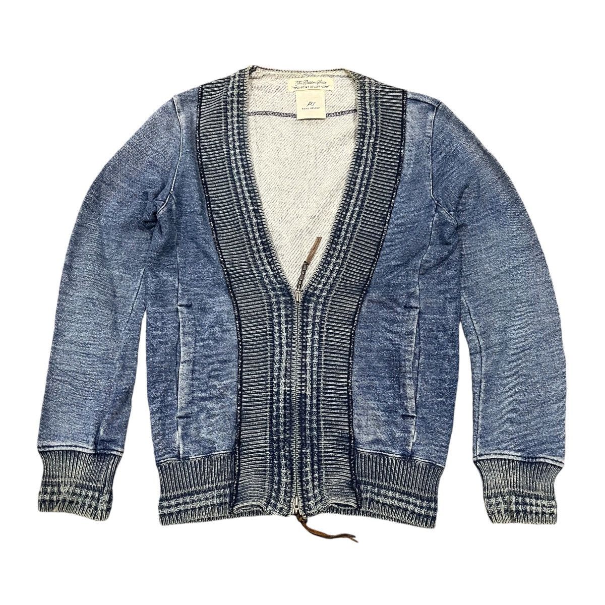 Japanese Brand Cotton zipper cardigan Size US S / EU 44-46 / 1 - 1 Thumbnail