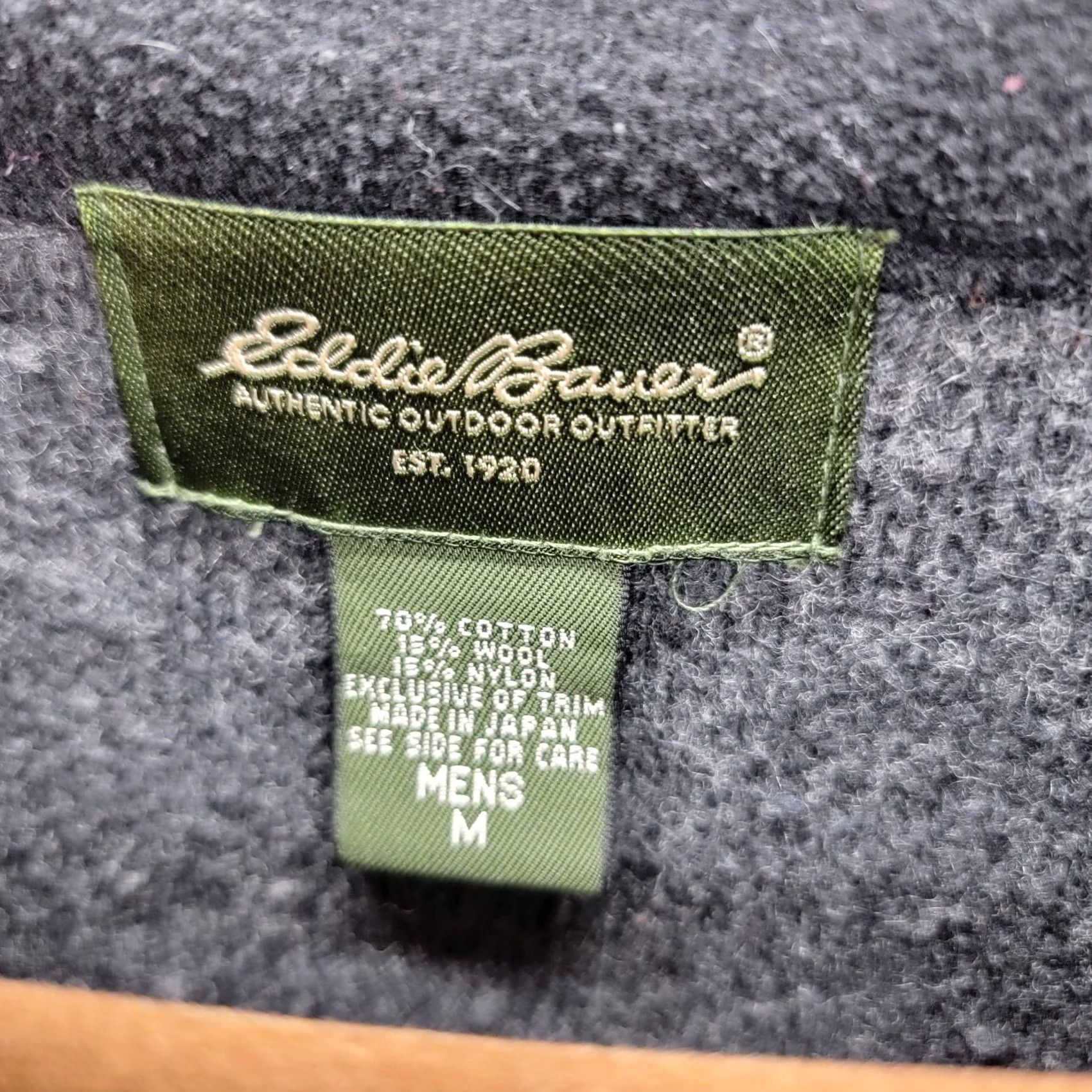 Eddie Bauer Vintage Eddie Bauer Sweater Shirt Mens M Gray 1/4 Zip Long Sleeve 90s Pullover Japan Size US M / EU 48-50 / 2 - 4 Thumbnail