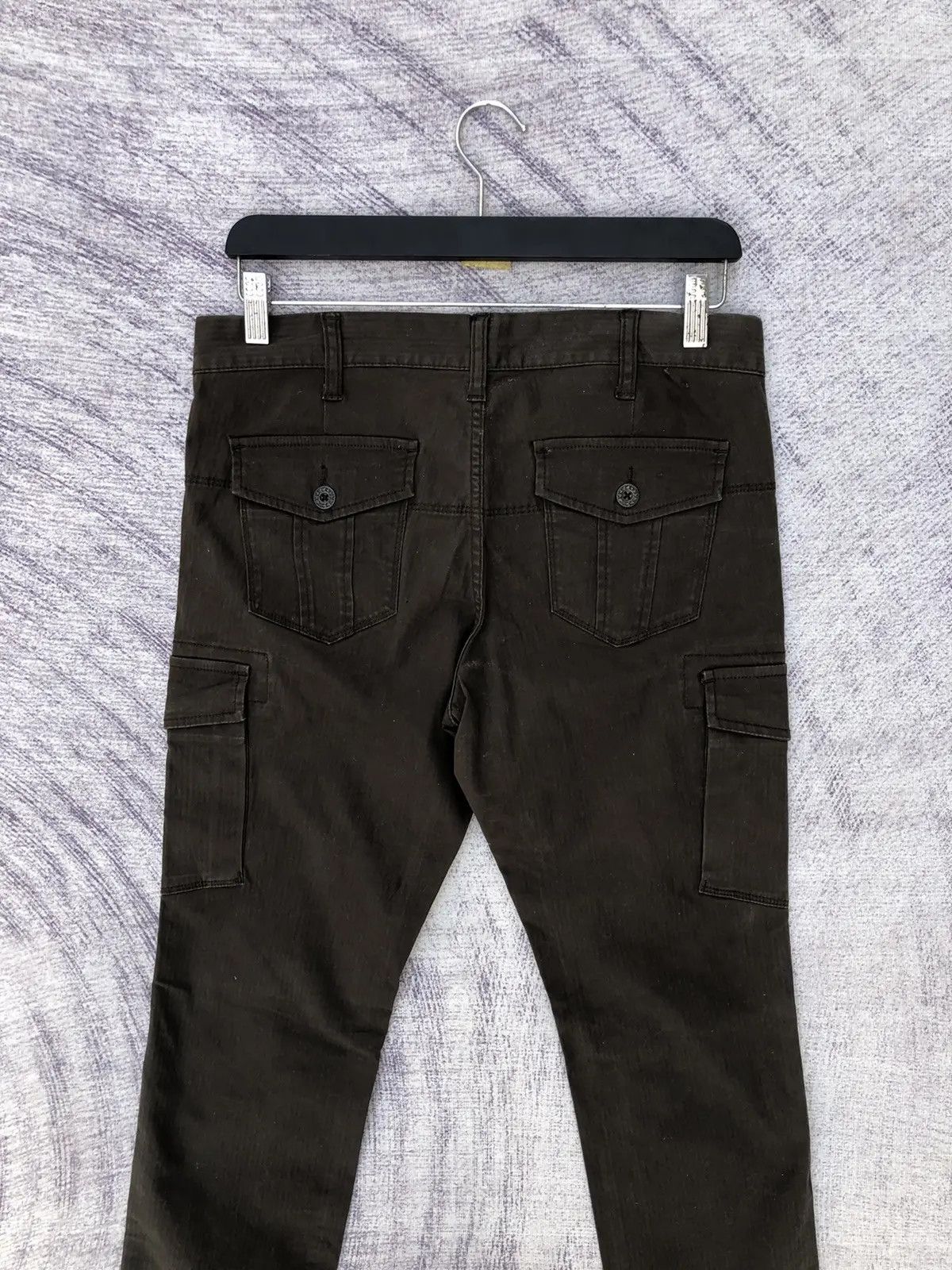 Japanese Brand × Olive Japanese Uniqlo Cargo Pants Multipocket Tactical W34xL41 Size US 34 / EU 50 - 10 Thumbnail