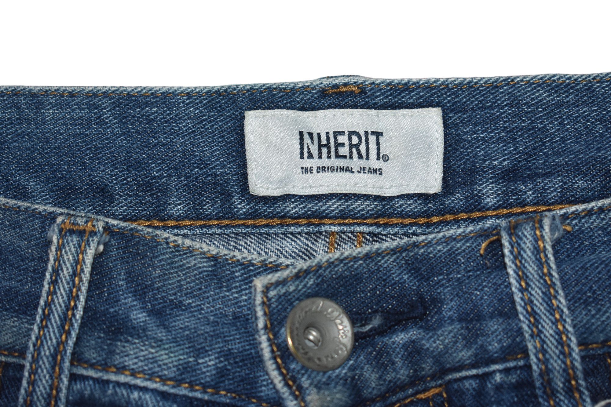 Japanese Brand × Jean Japanese Inherit Distress Slim Denim size 33 Size US 33 - 7 Thumbnail