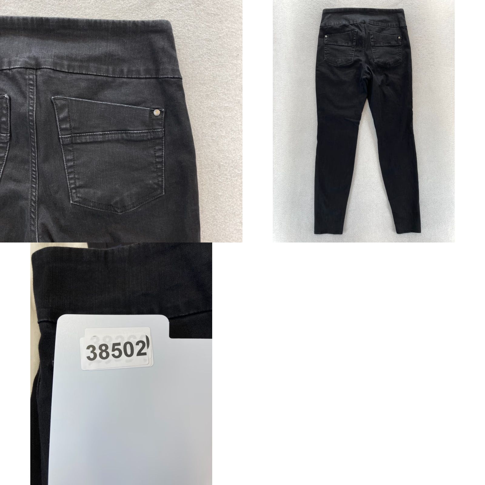 Vintage Rock & Republic Denim RX Fever Pull On Jeans Women's 8 Black Stretch Grunge Y2K Slim Skinny Denim Rock & Republic Jeans Womens 8 Black Grunge Y2K Size 30" / US 8 / IT 44 - 9 Thumbnail
