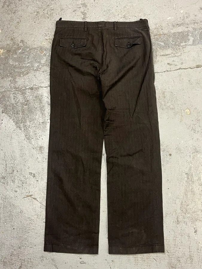 Prada AW2007 Prada Dark Brown Wool Tailored Pants Size US 34 / EU 50 - 8 Thumbnail