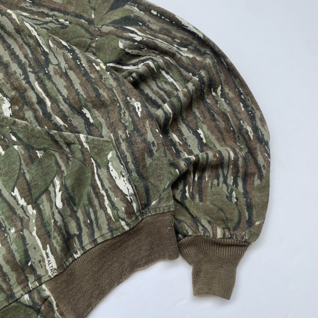 Vintage 1990s-Rattlers Brand Real Tree Camou Flage Bomber Jacket Size US M / EU 48-50 / 2 - 7 Thumbnail