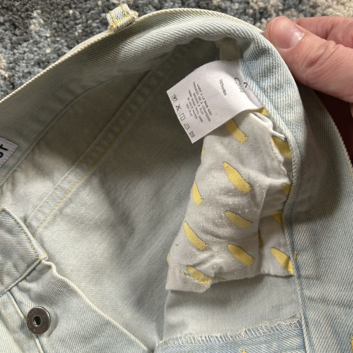 C2H4 Spring Summer 17 Sour Bullet Patchwork Paneled Bleach Denim Size US 33 - 10 Thumbnail
