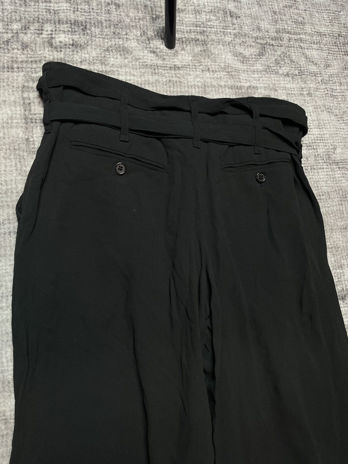 Ann Demeulemeester Ann Demeulemeester Silk Bondage Cargo Pants Size US 30 / EU 46 - 12 Thumbnail