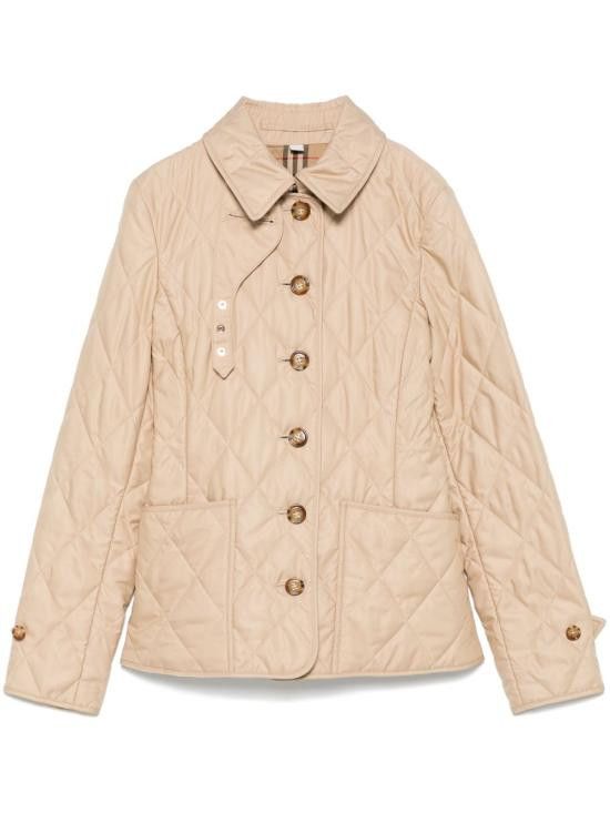 Burberry BURBERRY Women Jackets 8100659 A4170 Beige Size S / US 4 / IT 40 - 1 Thumbnail