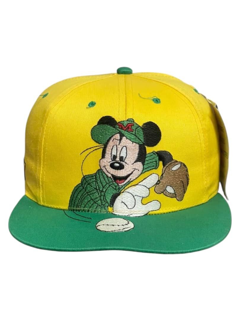 Mickey Mouse × Mickey Unlimited × Vintage RARE DEADSTOCK VINTAGE 90s MICKEY MOUSE EMBROIDERY CAP Size ONE SIZE - 2 Thumbnail