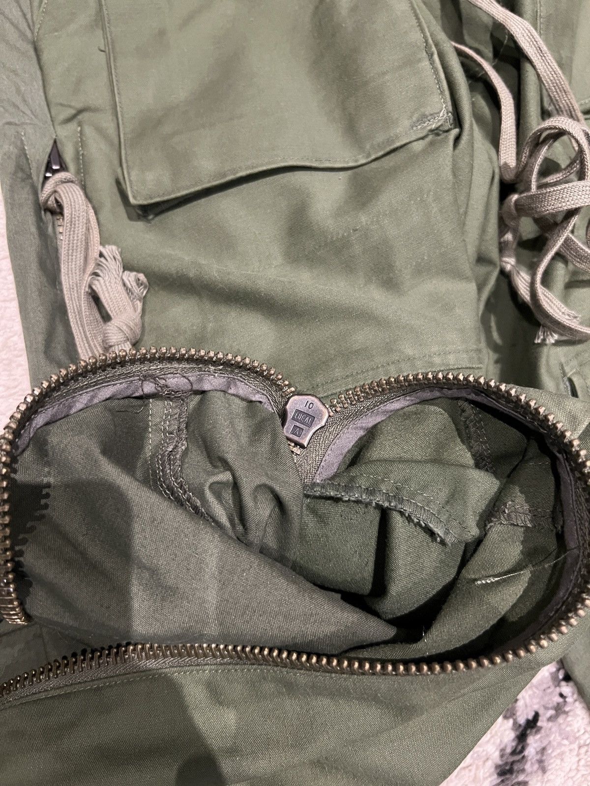 Greg Lauren Greg Lauren Army Jacket Wide Zip Cargo Pants Size US 28 / EU 44 - 4 Thumbnail