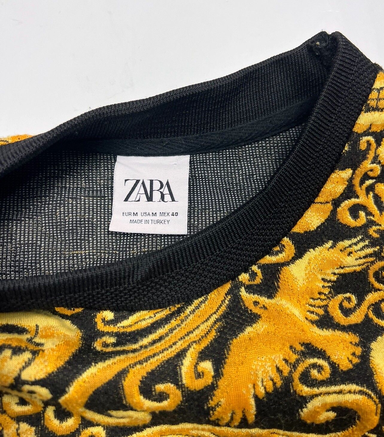 Zara Zara Skull All Over Print Sweatshirt | Grailed
