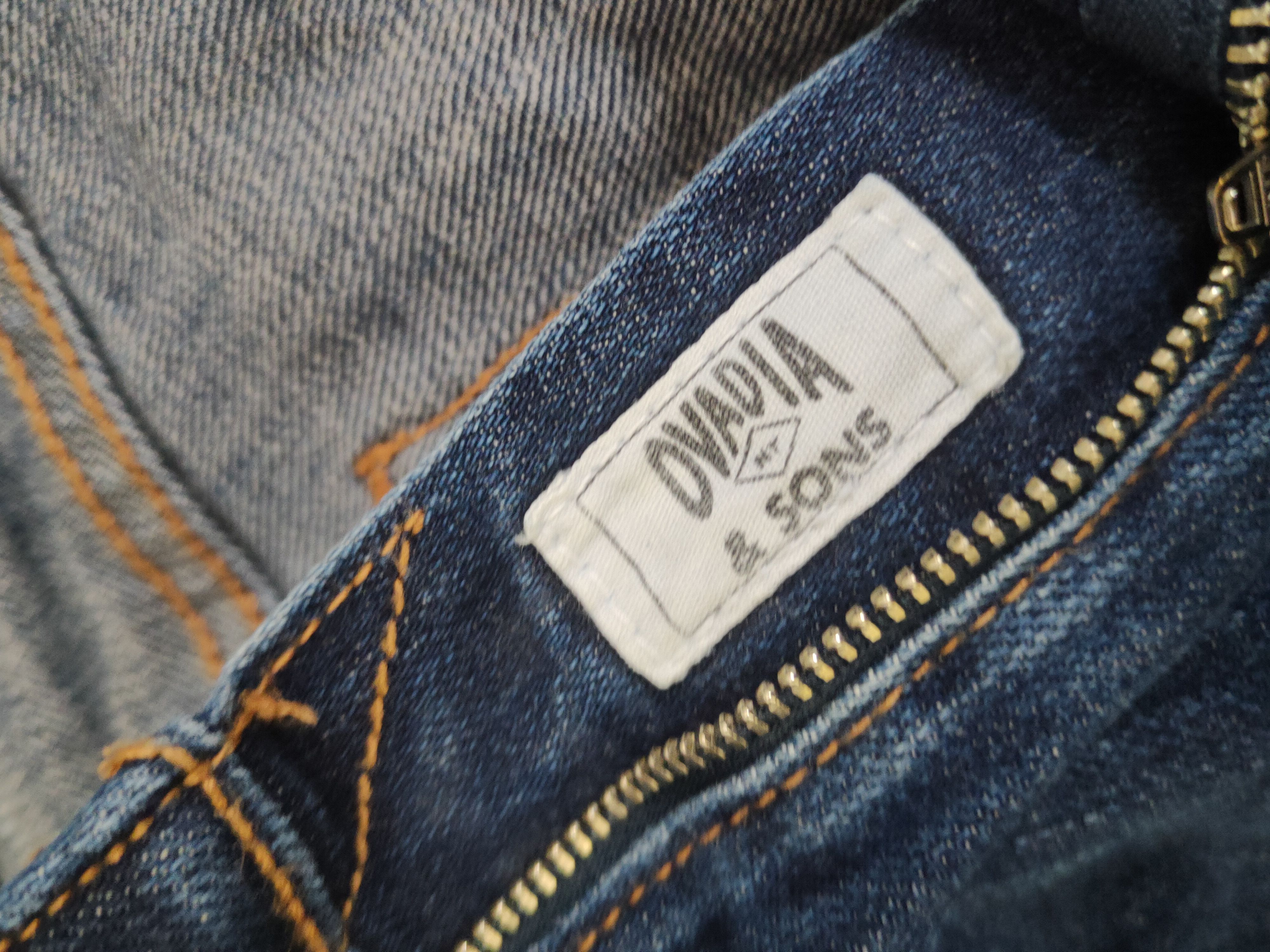 Ovadia & Sons Ovadia & Sons Blue Distressed Ripped Jeans #S2913 Size US 31 - 16 Thumbnail