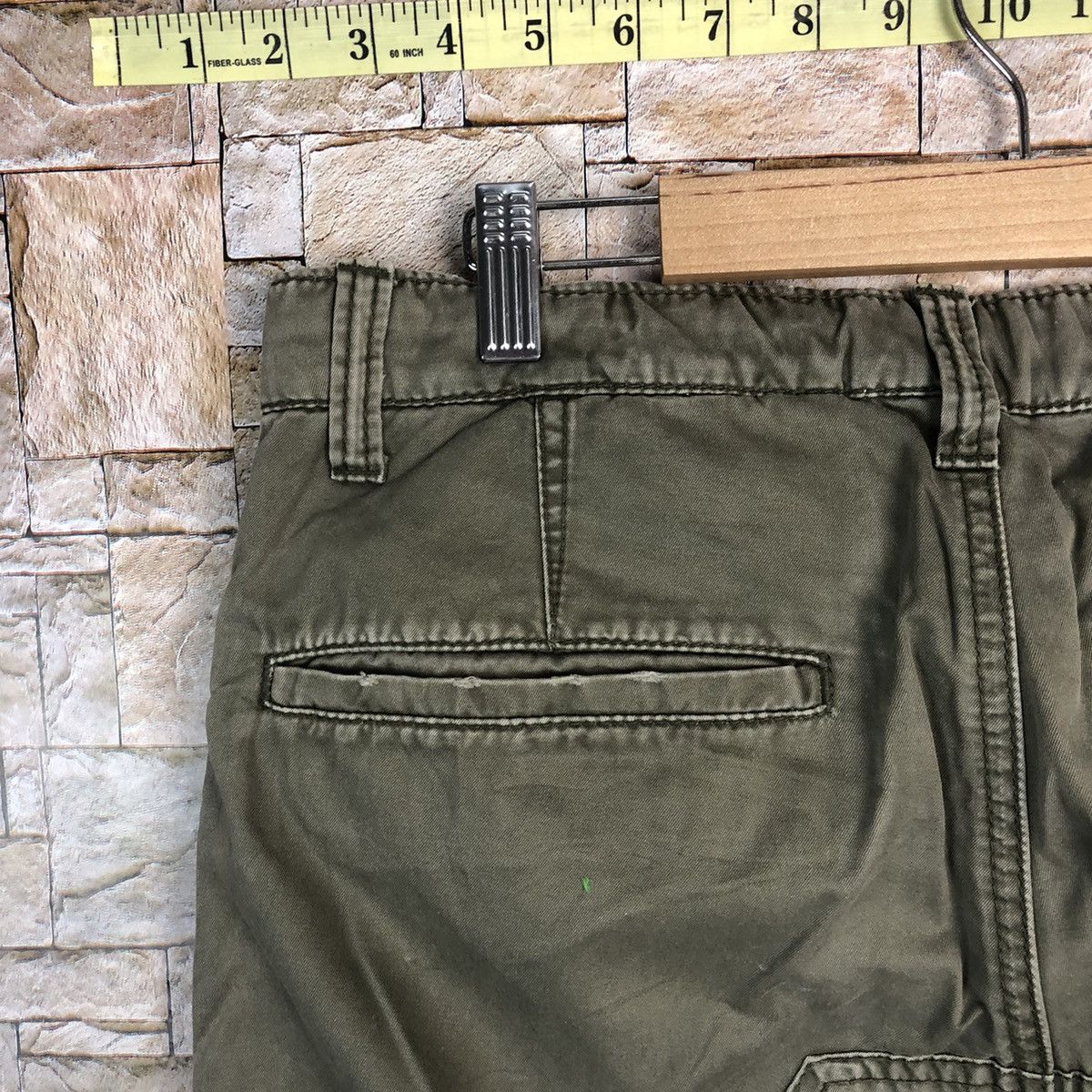 Japanese Brand Rare Xtyle Green tactical Cargo Multipocket Pants #A329 Size US 31 - 19 Thumbnail
