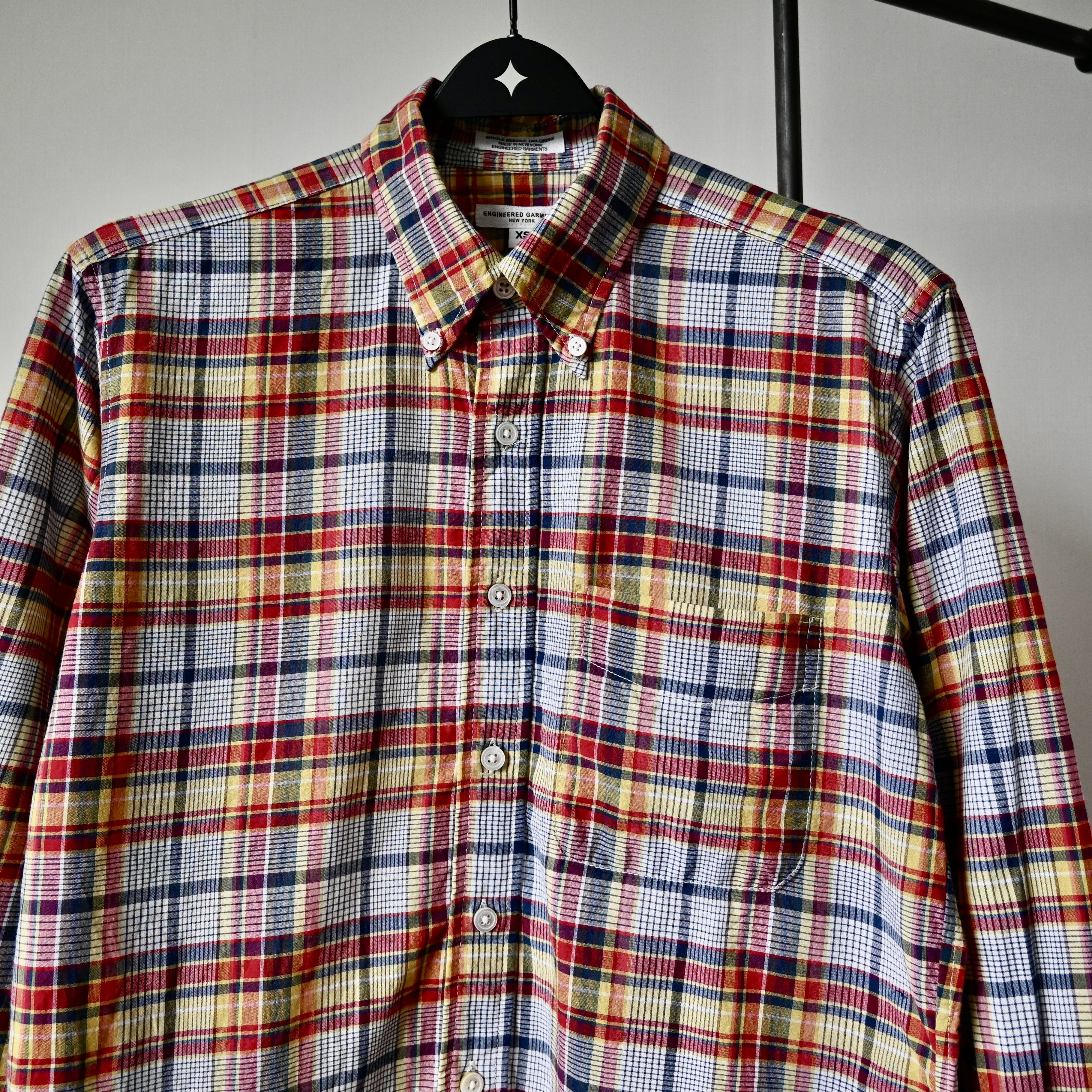 Engineered Garments Engineered Garments 19th century BD shirt, cotton madras Size US XS / EU 42 / 0 - 4 Thumbnail