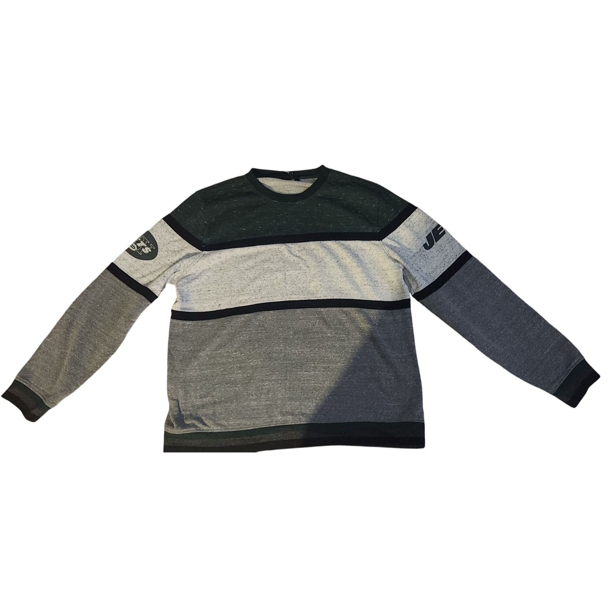 Other NY Jets NFL Team Apparel Sweatshirt Gray & Green Long Sleeve Size US XXL / EU 58 / 5 - 6 Thumbnail