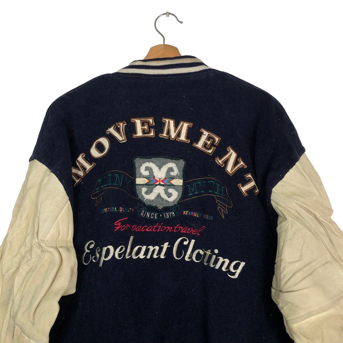 Japanese Brand 🔥VINTAGE VARSITY JUMPER STADIUM KEARNY HOUSE JAPAN Size US L / EU 52-54 / 3 - 9 Thumbnail