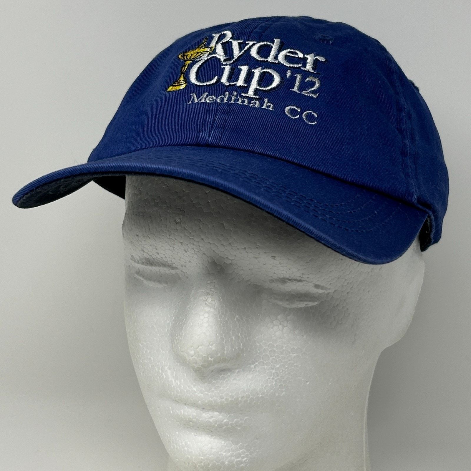 Other Ryder Cup 2012 Medinah CC Hat Baseball Cap Golfing Golf Blue Size ONE SIZE - 9 Thumbnail