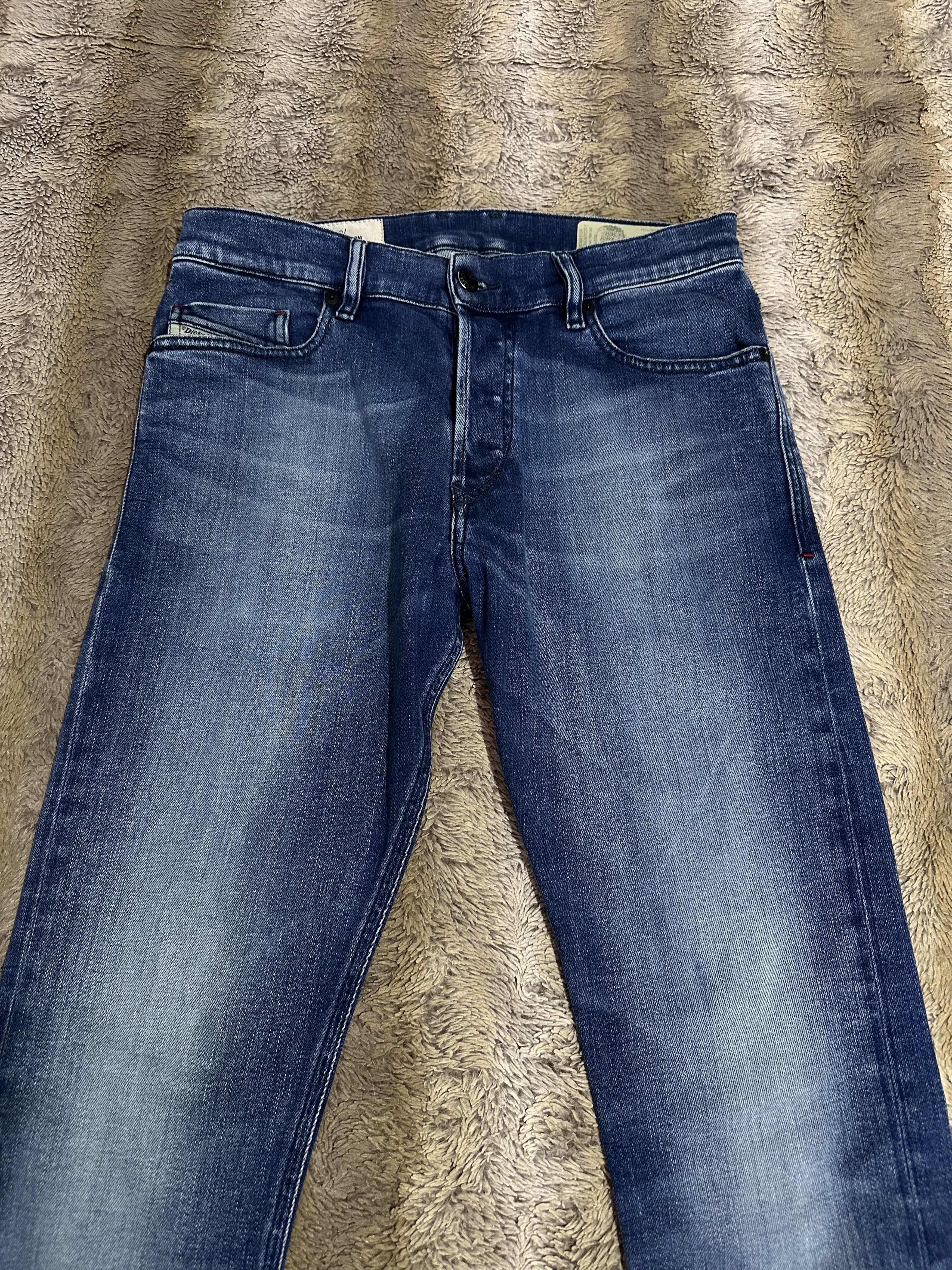 Diesel Diesel Men’s Slim Fit Blue Jeans Denim Classic Wash Size US 32 / EU 48 - 2 Thumbnail