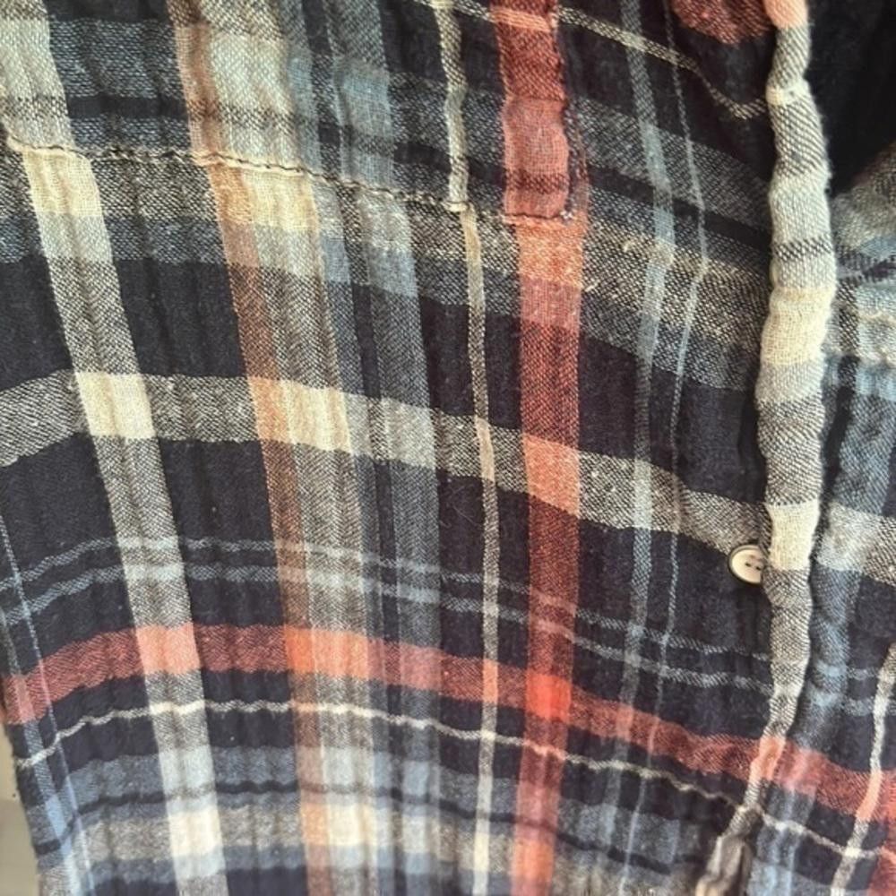 Designer Plaid button down dress, Velvet by Graham and Spencer Size XS / US 0-2 / IT 36-38 - 5 Thumbnail