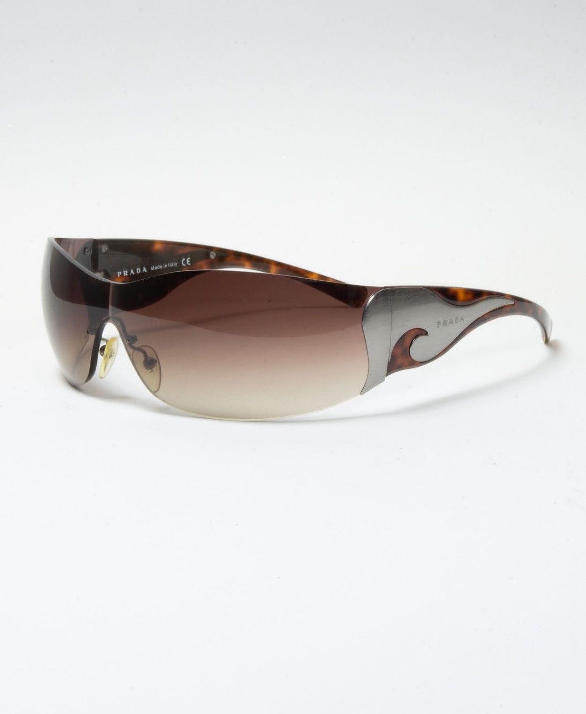 Prada PRADA Sunglasses Flame 2004 Star Mask Fire Chrome Silver Size ONE SIZE - 1 Thumbnail