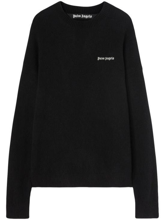 PALM ANGELS Men Sweater PMHE054F23KNI005 1001 Black