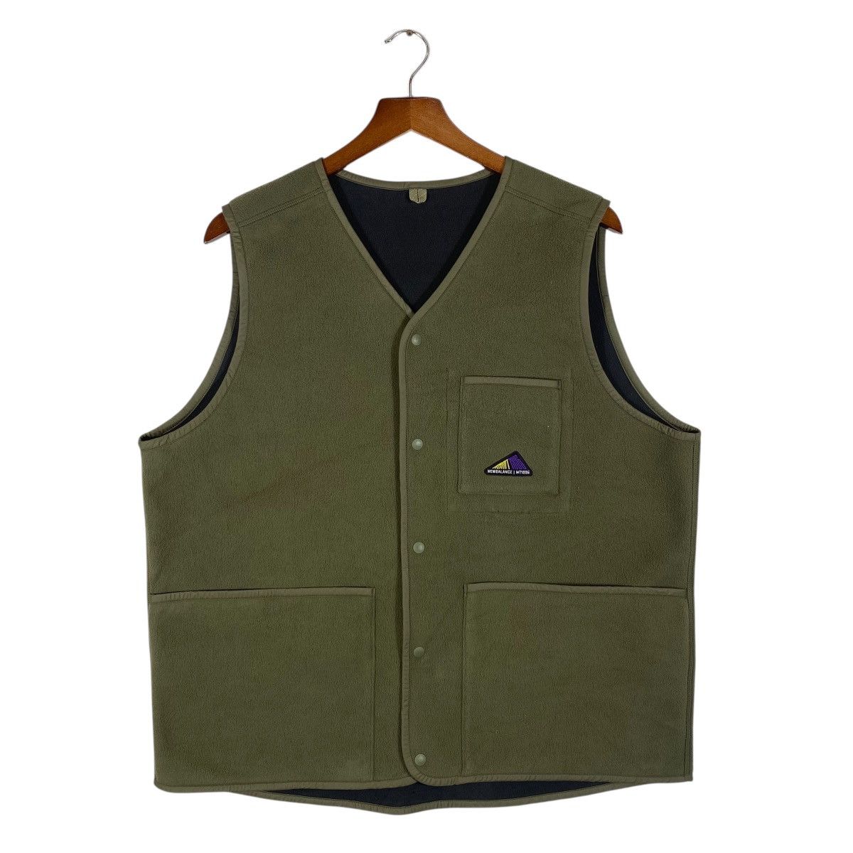 New Balance New Balance MT1996 3-Layer Classic Fleece Vest In Size US L / EU 52-54 / 3 - 2 Thumbnail