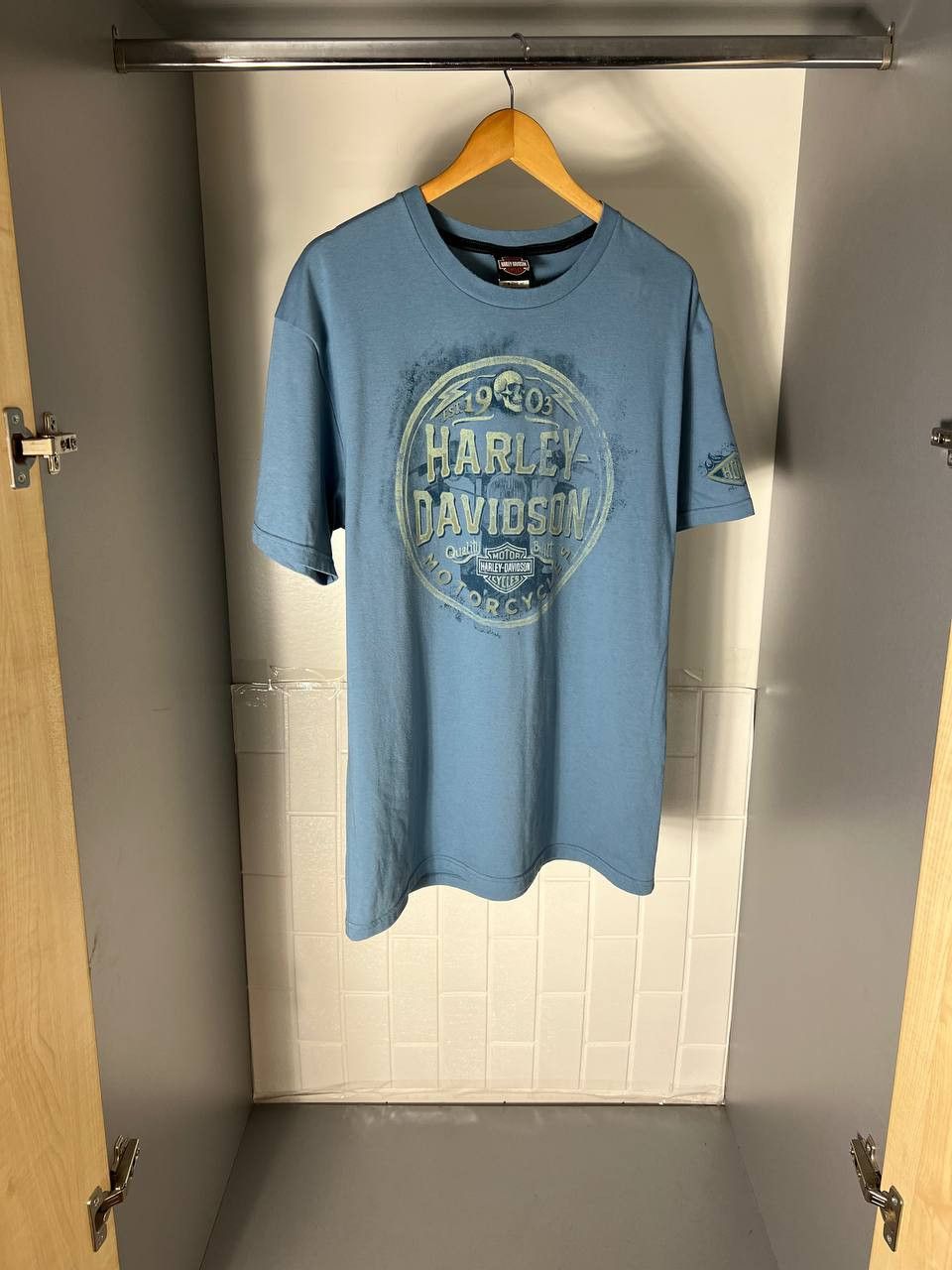 Harley Davidson VINTAGE HARLEY DAVIDSON MOTORCYCLE RETRO T-SHIRT Y2K 90s Size US L / EU 52-54 / 3 - 4 Thumbnail