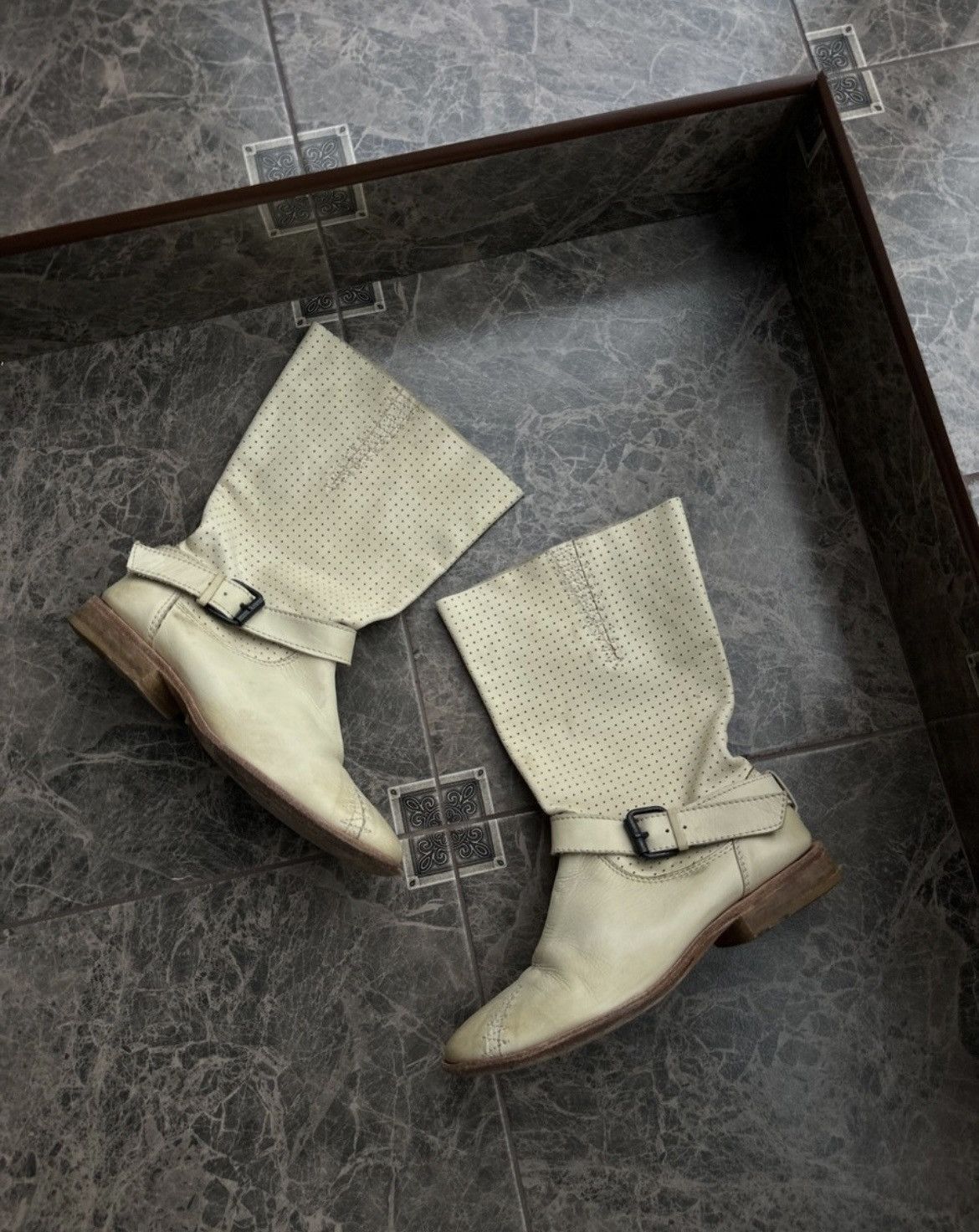 Marithe + Francois Girbaud Vintage Marithé François Girbaud Leather Ankle Boots Women Size US 8 / IT 38 - 1 Thumbnail